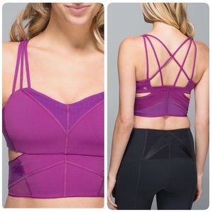 Lululemon strappy longline bra